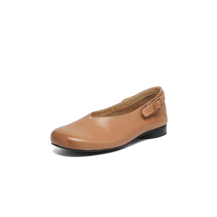 

Fashion New Spring/autumn Genuine Leather Women Shoes Round Toe Mary Jane Shoes for Women Fashion Loafers Shoes Low Heels Women Pumps 40