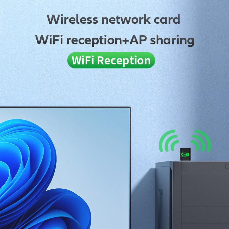 AX900 USB WiFi 6 Bluetooth 5.4 Adapter 2in1 Dongle Dual Band 2.4G&5GHz Network Wireless Receiver DRIVER FREE For Windows 10/11