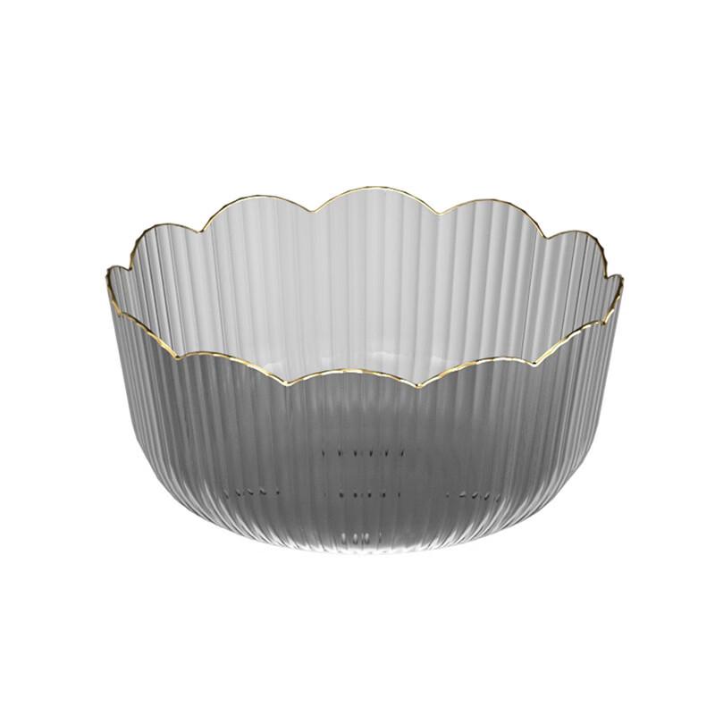 European Style Plastic Fruit & Salad Bowl
