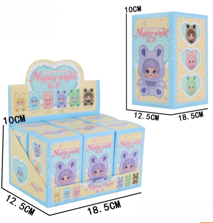 New Genuine Miana Nighty-Night To U Series Vinyl Blind Box Cute Pendant Doll Room Decoration Collection Mystery box Toy Gift