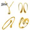 4 Piece Jewelry Set Pcs/Set Women Water Drop Shape Polished