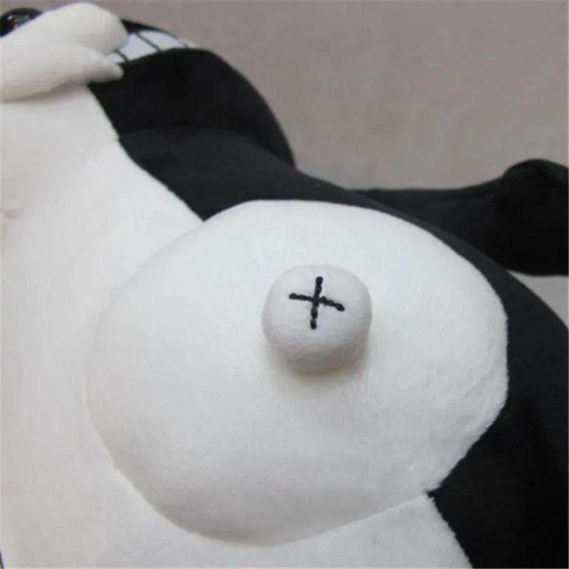 25cm Anime Dangan Ronpa Super Danganronpa 2 Monokuma Black&White Bear Plush Toy Bear Soft Stuffed Animal Dolls Toys