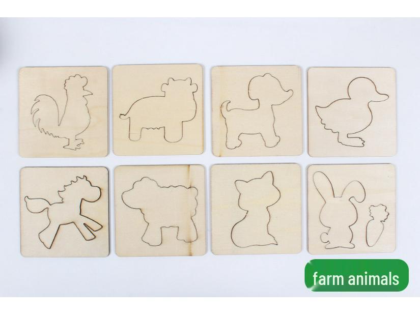 Kindergarten & Primary Drawing Tool Set: Beginner Doodle & Painting Templates for Boys & Girls