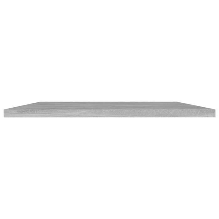 VidaXL Bookcase Panels 4 Pcs Concrete Grey Engineered Wood 805338