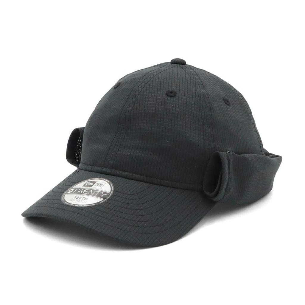New Era Kids Outdoor Cap Lightweight Water Repellent Sunshade Black YOUTH OD YTH920 SUNSHADE TECH AIR BLK 52-56cm