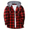 Men's Fashion Trend Hooded Checkered Sportswear