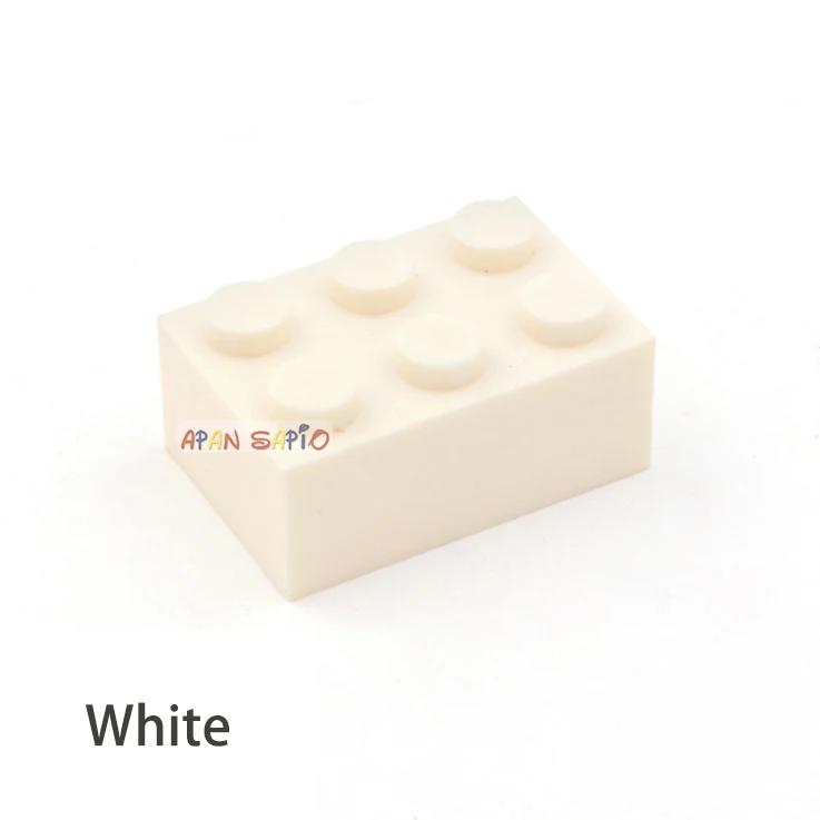 200Pcs Thick First-Class 2X3 Self-Assembly First-Class Building-Set First-Class Bricks High-Standard Miniature-Figureures Construction