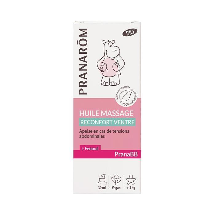 Pranarom PranaBB Huile de Massage Réconfort Ventre Bio 30ml