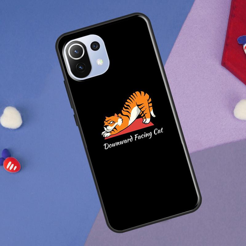Funny yoga cat Cover For Xiaomi 14 Ultra 13 11T 12T 13T 14T Pro POCO X7 X6 Pro X3 X5 F3 F5 M6 F6 Pro Case