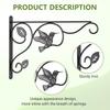 Sturdy Flower Pot Bracket Heavy Duty Feeding Bird Rack Hanging Bracket  Home Decor