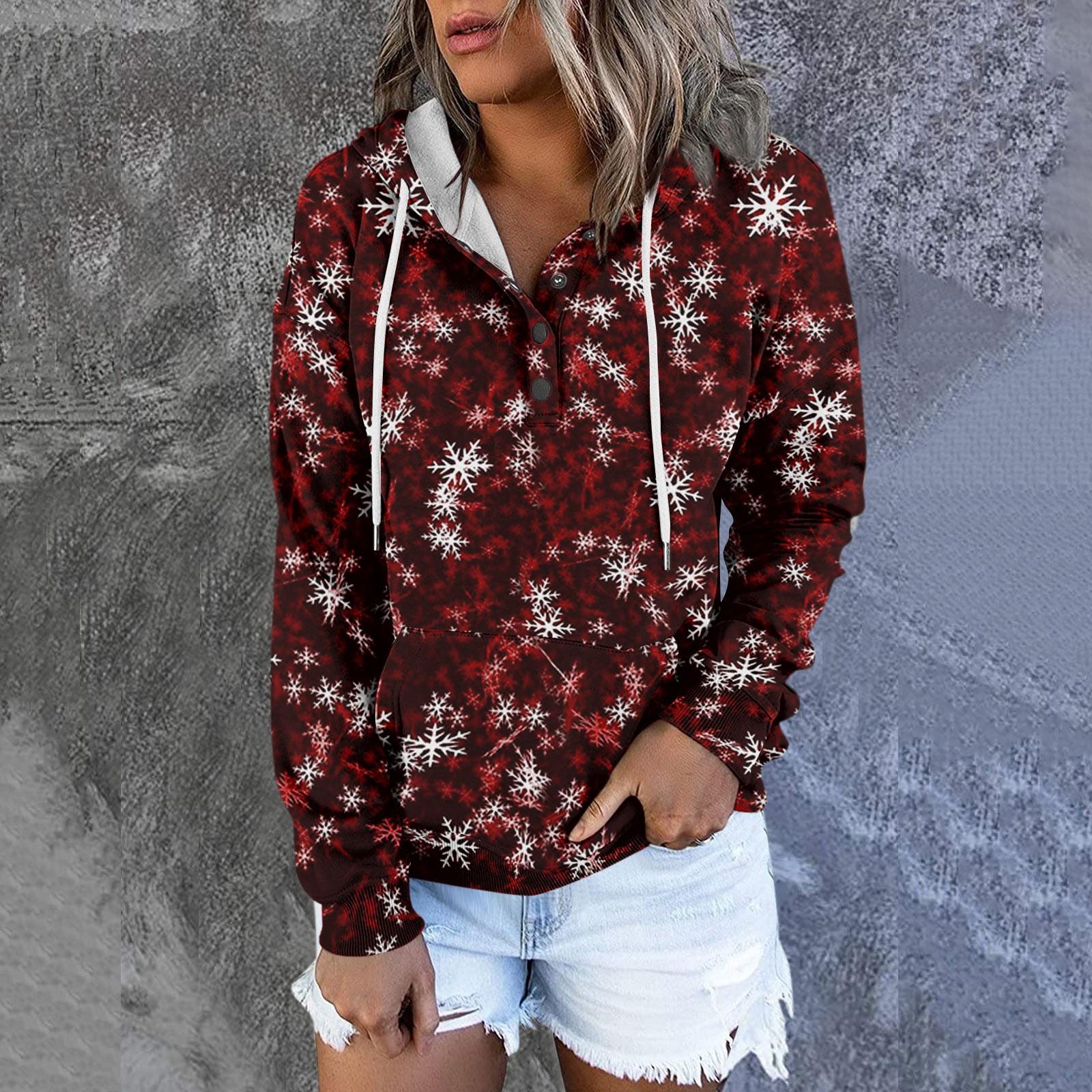 

Женские повседневные модные пуловеры с длинными рукавами и принтом, толстовки с капюшоном L