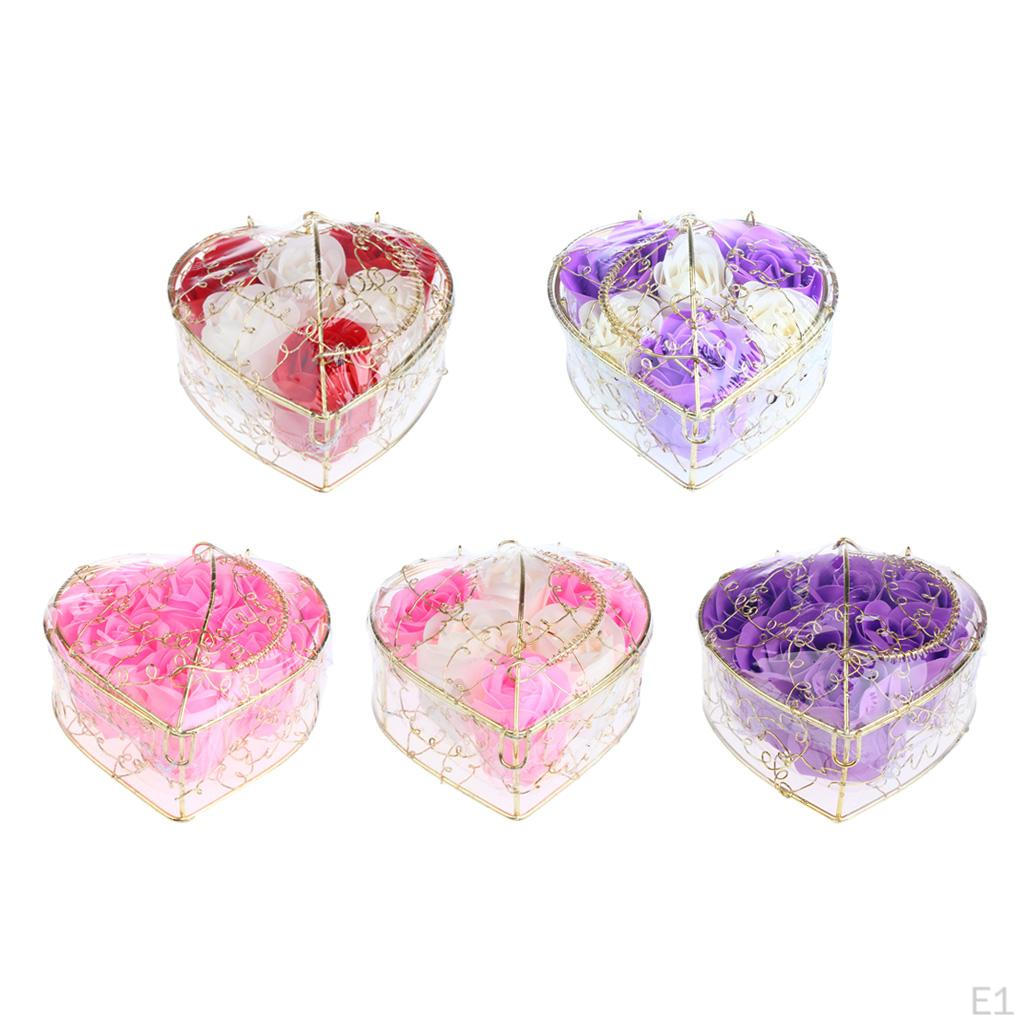 6 Pieces of Rose-scented Bath-soap-flower Leaves