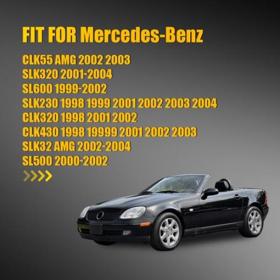 Mirror Glass W/ Backing Heated Driver Side LH For Mercedes-Benz CLK55 SLK320 B