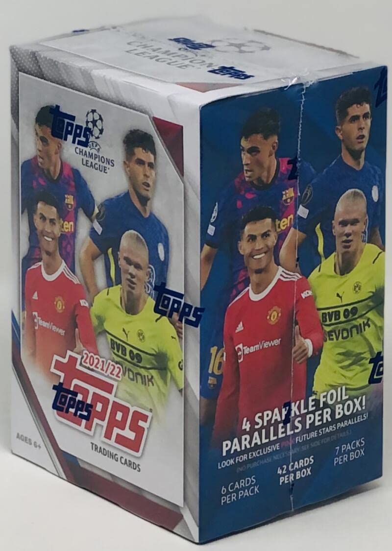 

Футбольная карточка Topps UEFA Champions League Collection Blaster Box Футбольная карточка Topps UEFA Champions League Collection Blaster Box 2021-22