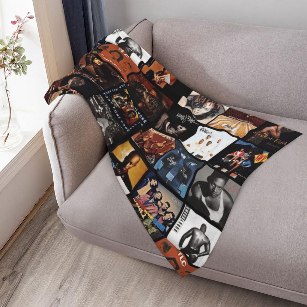 90s R&B Classics Throw Blanket Warm Throw Blanket Gift for Anniversary