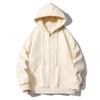 2024 Hong Kong Style Hooded Cardigan Sweatshirt with Long Sleeves and Drawstring