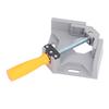 4 Pack Corner Clamp Set 90 Degree Right Angle Single Handle with Adjustable Swinging Jaws for Woodworking Framing