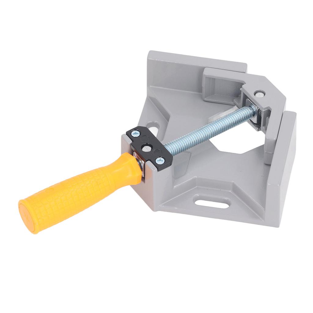 4 Pack Corner Clamp Set 90 Degree Right Angle Single Handle with Adjustable Swinging Jaws for Woodworking Framing