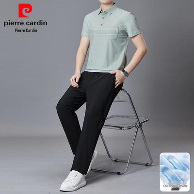 Men's Summer Polo Shirt & Long Pants Set