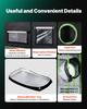 VEVOR Indoor Grow Tent, 120 x 60 x 180 cm, 600D High Reflective Mylar, Indoor Plant Tent with Observation Window, Floor Tray & Zipper
