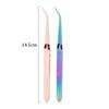1pc Nail Art Tweezers Clip Rhinestones Picker Nail Tips Sculpture Tweezers Multi-Functions Manicure Tool