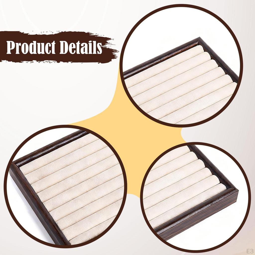 Holder Display Tray Case Accessory Tabletop Jewelry Organizer for Shop Store Selling Show