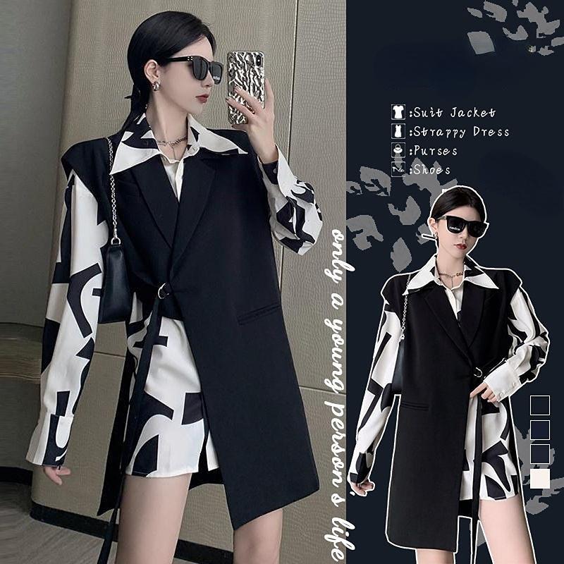 

Женская весенняя новинка, винтажный портовый стиль, рубашка свободного кроя и дизайнерский жилет, комплект из двух предметов, винтажный