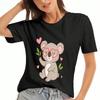 Cute Chinchilla Pocket Unisex Cotton T Shirt, Premium Cotton Quality Print, Durable, Leisure And Fashion. Funny Pet Graphic Tee, Soft Fabric, Breathab