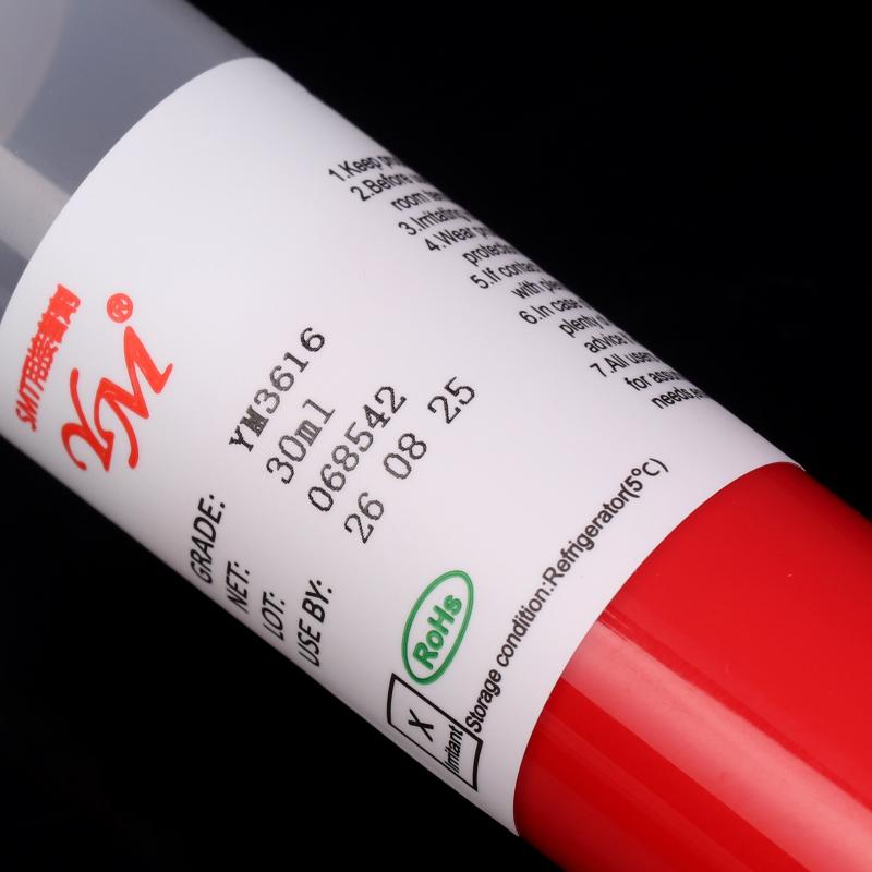 SMD BGA Roter Kleber SMT Patch-Klebstoff für Schablonenreparatur Hohe Temperaturbeständigkeit für Leiterplattenmontage