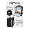 [SUNOGE] Backpack, Business Rucksack, Backpack, Rucksack, Large Capacity, 3-Way Extended Gusset, 17 Inch PC Laptop Back, Multifunctional, USB