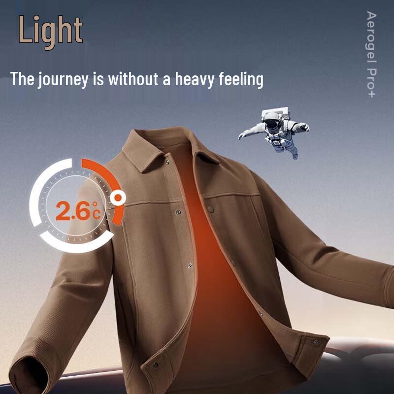 SEPTWOLVES Men's Comfort Simple Lapel Casual Jacket