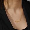 Collana con ciondolo a forma di lettera "Mama" per donna, in acciaio inossidabile, girocollo, alla moda, regalo per la festa della mamma.