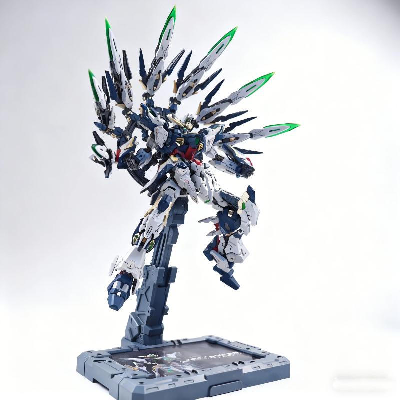 New Vientiane Fusion 1/100 Apocalypse Mecha Model Kit Assembly Toy Action Figures Alloy Skeleton With Stand Desktop Decor Gift