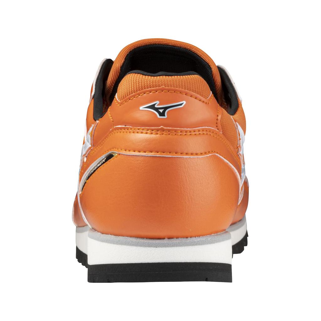 Mizuno Built Trainer 2 Track and Field Size for Club Short Distance Training Shoes, Orange/White, 23.5 cm, 2E, Activities,