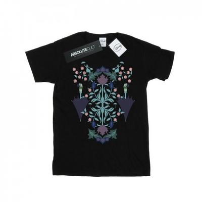 Herren Mary Poppins T-Shirt mit Blumencollage