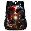 Anime J-JujutsuS K-KaisenS Child School Backpack with Lunch Bags ,Pencil Bags ,School Bags for Boys Girls Best Gift