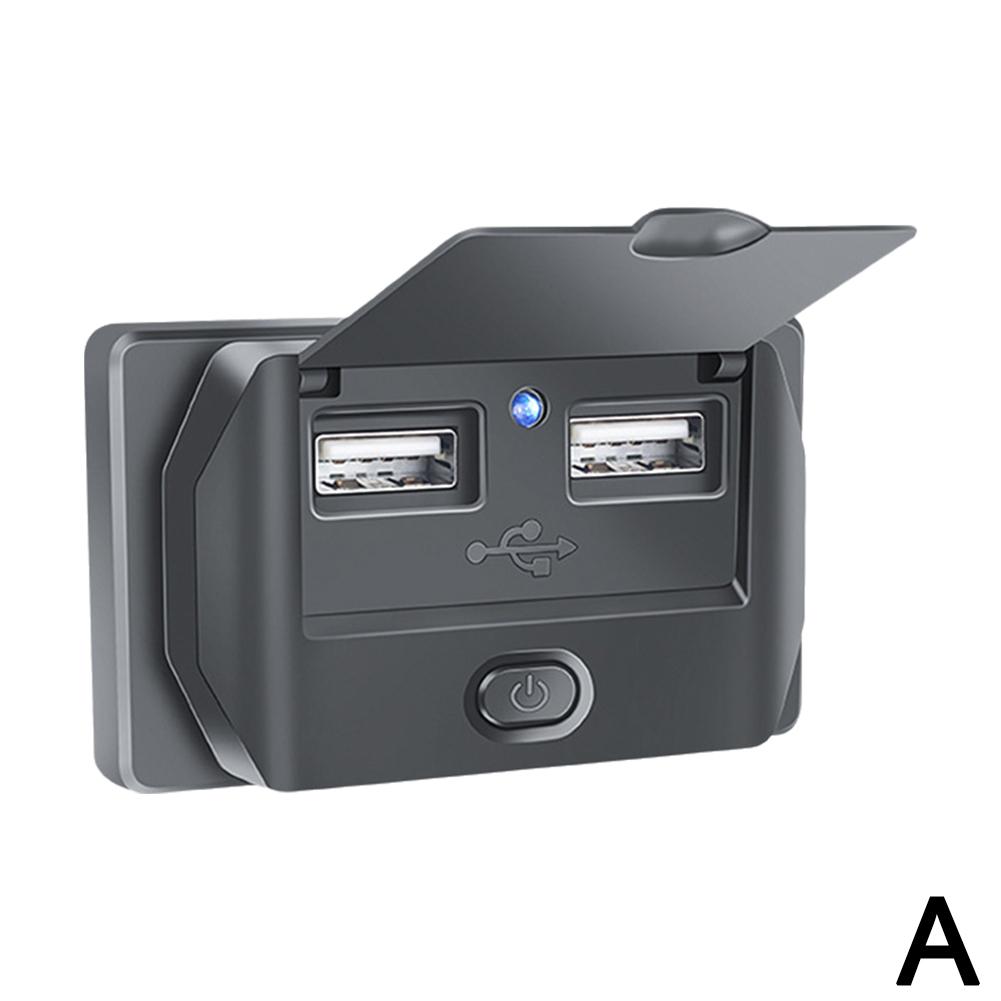 

12-24 В PD Type-C USB-порты быстрое зарядное устройство QC3.0 и PD3.0 с переключателем быстрая зарядка USB-панель питания для мотоцикла автомобиля грузовика автофургона