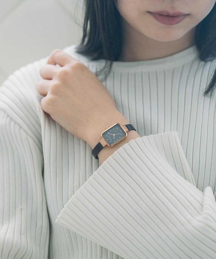 Montre simple de conception danoise nordique BERING importée et verre saphir cadeau cadeau Japon limité classique Petit collection ceinture en maille d'acier inoxydable