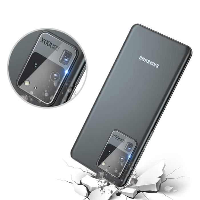 Protection Caméra pour Samsung Galaxy S20 ULTRA [Lot de 3] Verre Trempe Lentille Appareil Photo Arrière Film Protection Phonillico®