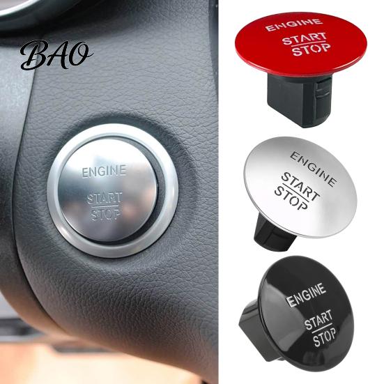 OEM Style Start Button Engine Stop Switch for Mercedes Benz, Car Push Seamless Fit Starter Switch, Button, Replacement Accessory Metal Panel Butto