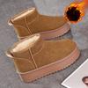 Thick-fabric Snow Boots for Women, Versatile and Durable, Thick Short Boots, Casual Cotton Shoes