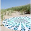 Round Beach Tapestry Mandala Throw/Boho Hippie Beach Blanket Roundie/Indian Cotton Bohemian Large Round Table Cloth-Home Decor/Yoga Mat