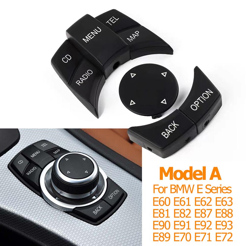 Central Multimedia CIC i-Drive Control Button Kit For BMW 3S 5S X1 X5 X6 E60 E61 E81 E82 E87 E88 E84 E89 E90 E91 E92 E70 E71 E72