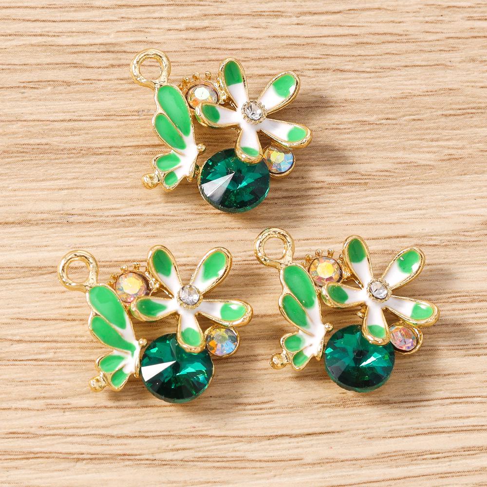 Cherry Blossom & Animal Charm Set: 10pcs for Earrings, Bracelets, Necklaces, Keychains