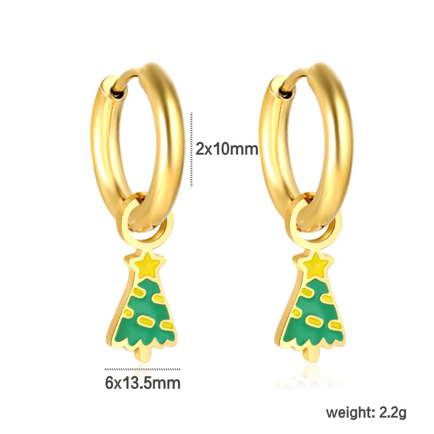 

Cute Christmas Earrings Delicate Holiday Jewelry Fashionable Accessories For Women