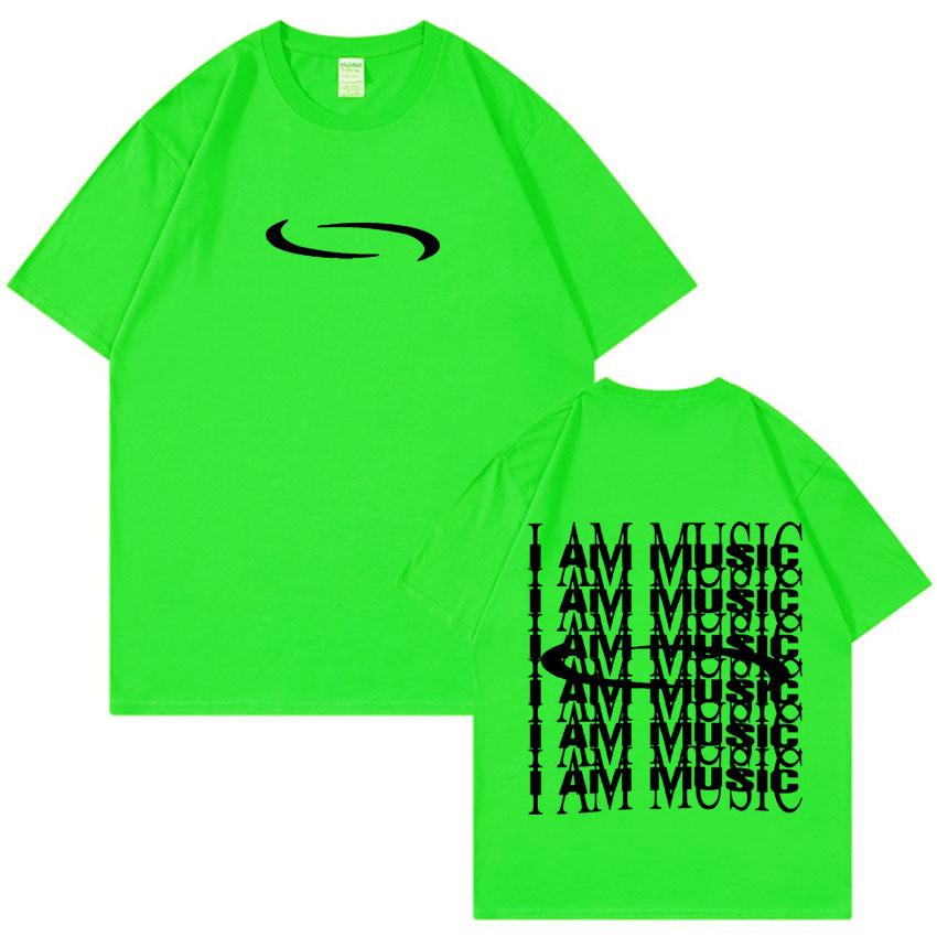 

Футболка с логотипом Playboi Carti I AM MUSIC Opium Ken Carson Narcissist Tour Рэп-футболки Мужская Женская Мода Хип-хоп Оверсайз Футболки Y2k 4XL