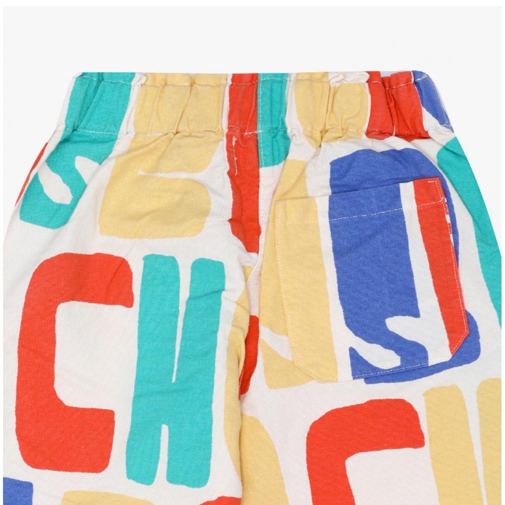Bobo Choses Kinder Farbe durchgehend gewebte lange Hose B126ac148