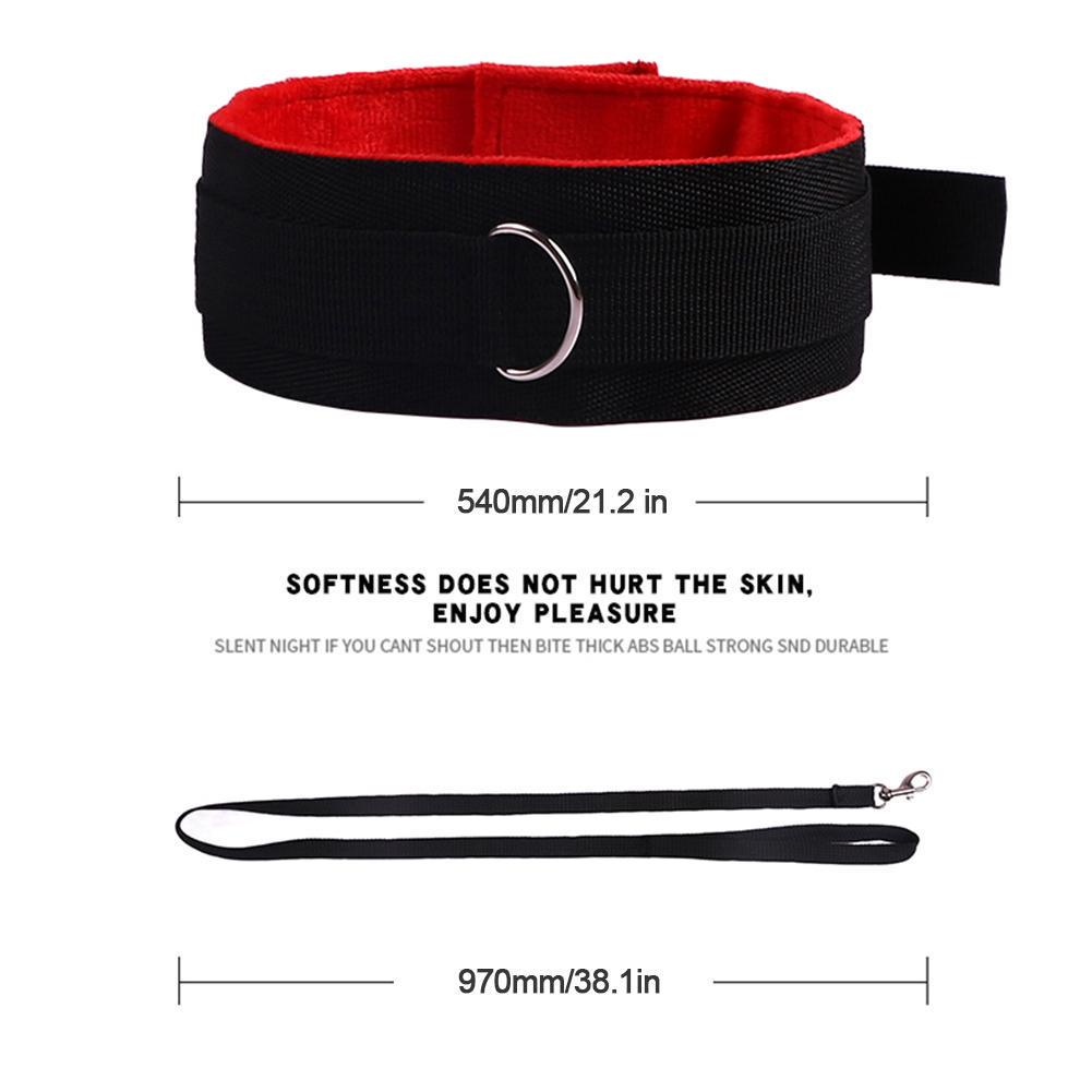 SM Kit 23PCS PU Leather Plush Set Sexy Toy Suit Special Bundled Binding Set.