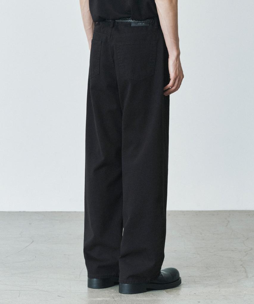 Beulaendideu 1765 Soft Black Jeans [Extra Wide Straight]