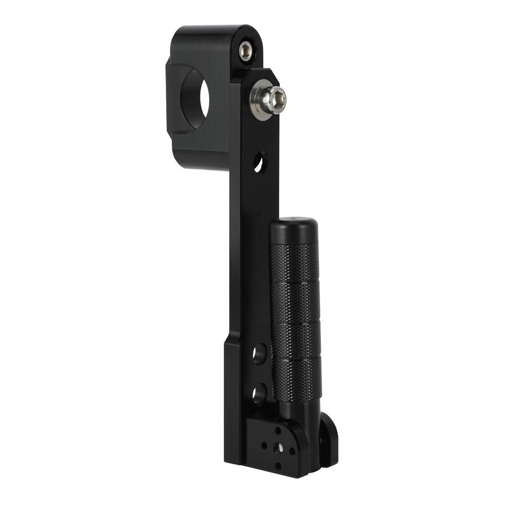 Motorcycle pedal upgrade (right)-JFG black